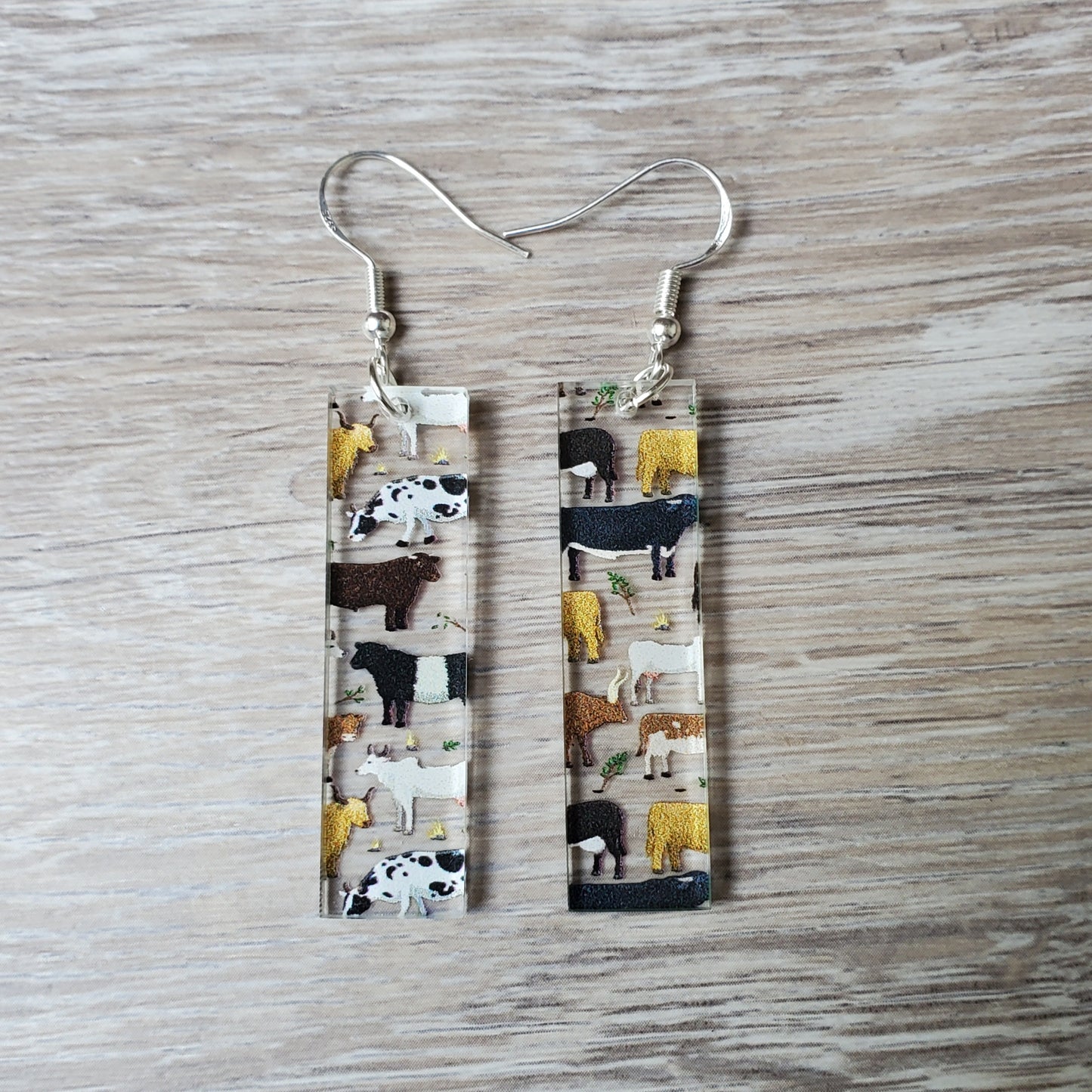 Cow Bar Earring
