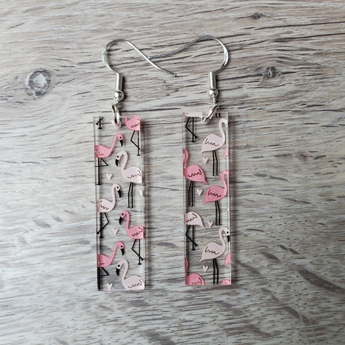 Flamingo Bar Earrings