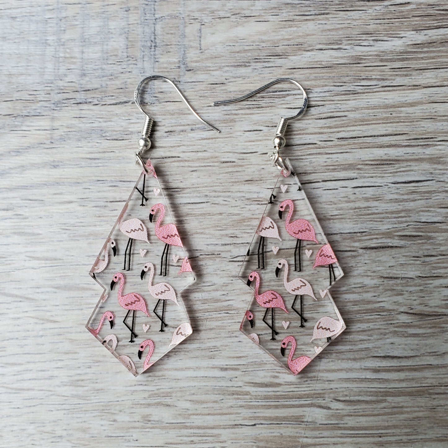 Flamingo Elongated Earrings