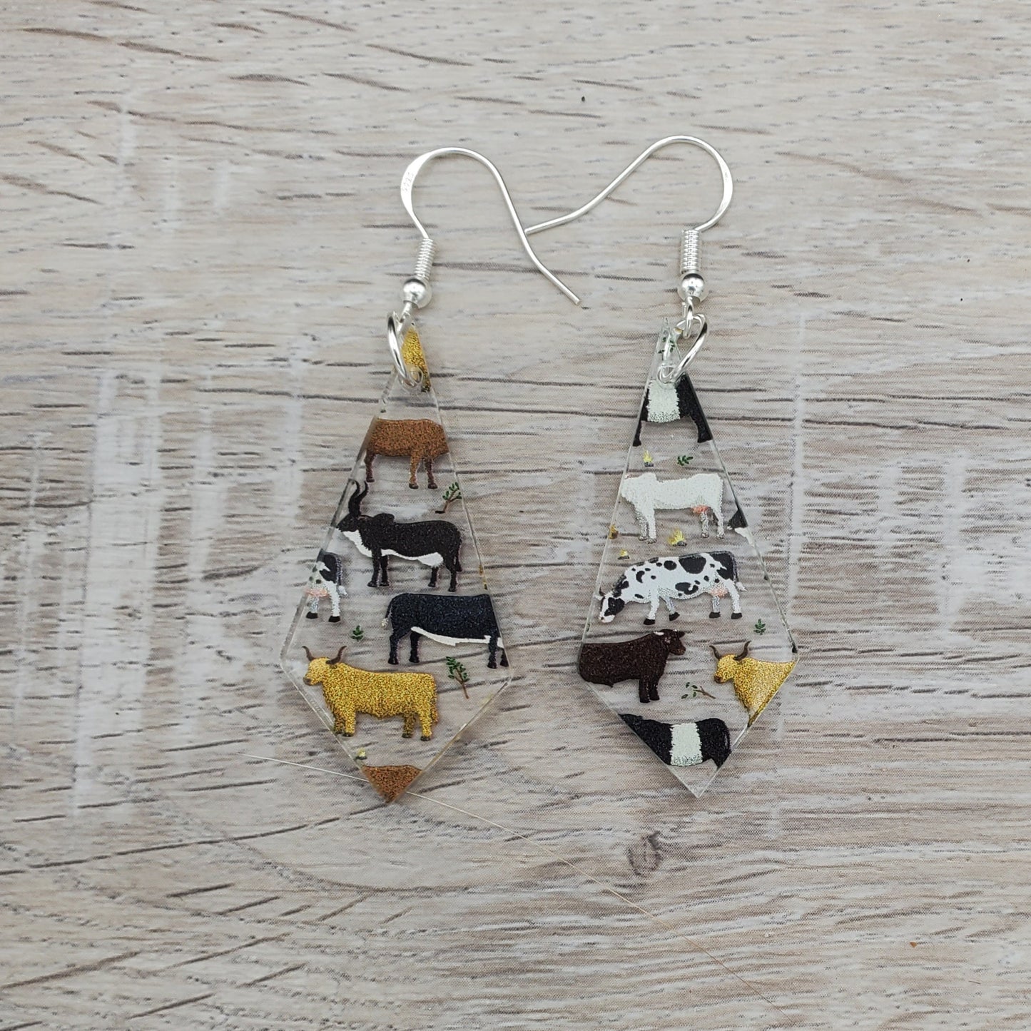 Cow Kite Earrings