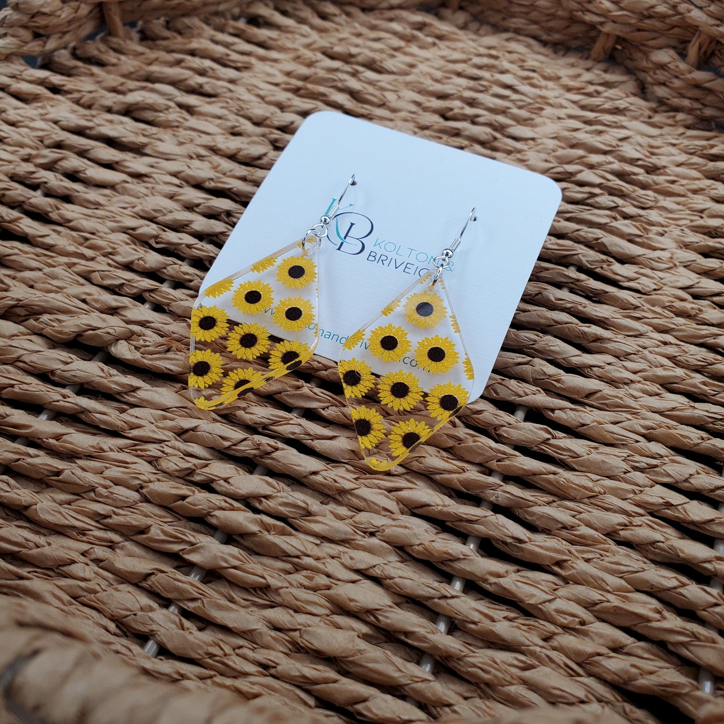 Sunflower Rounded Diamond Earrings