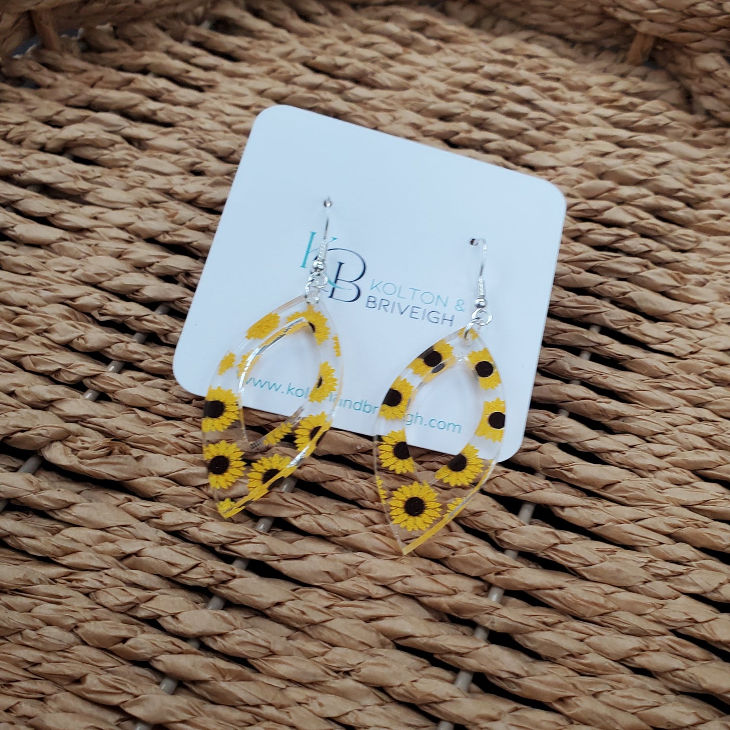 Sunflower Marquis Earrings
