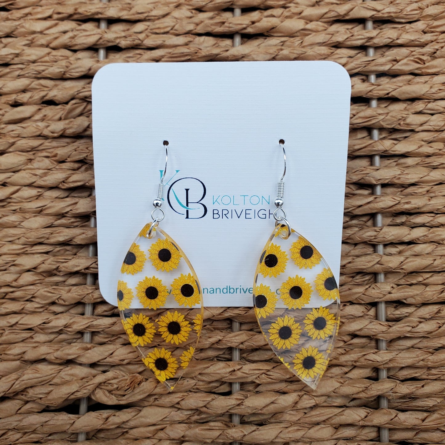 Sunflower Marquis Earrings