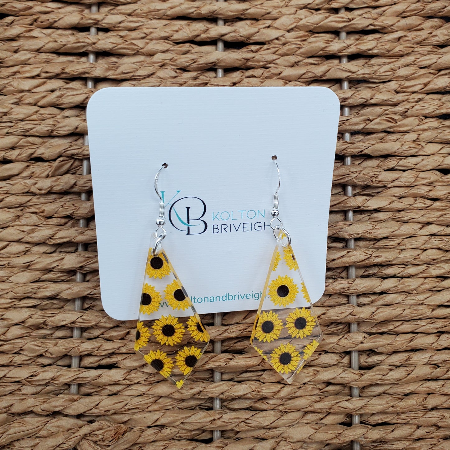 Sunflower Kite Earrings