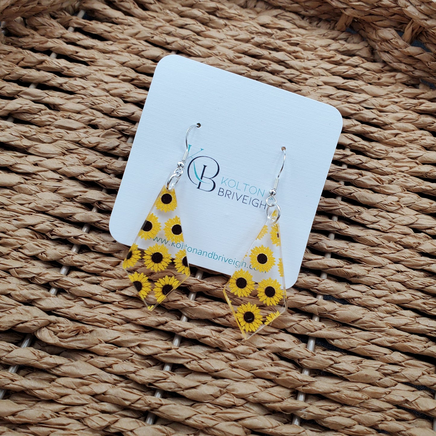 Sunflower Kite Earrings