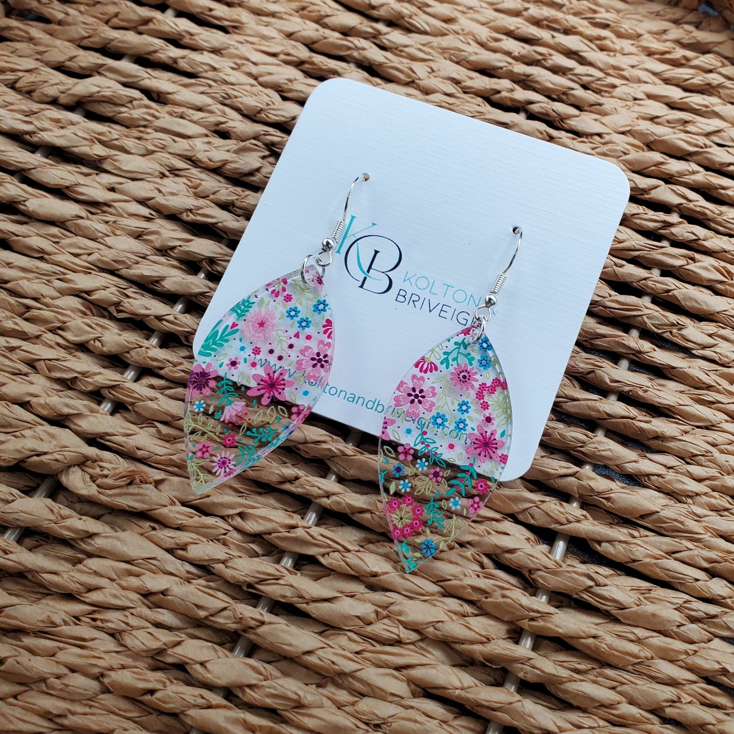 Petite Floral Marquis Earrings