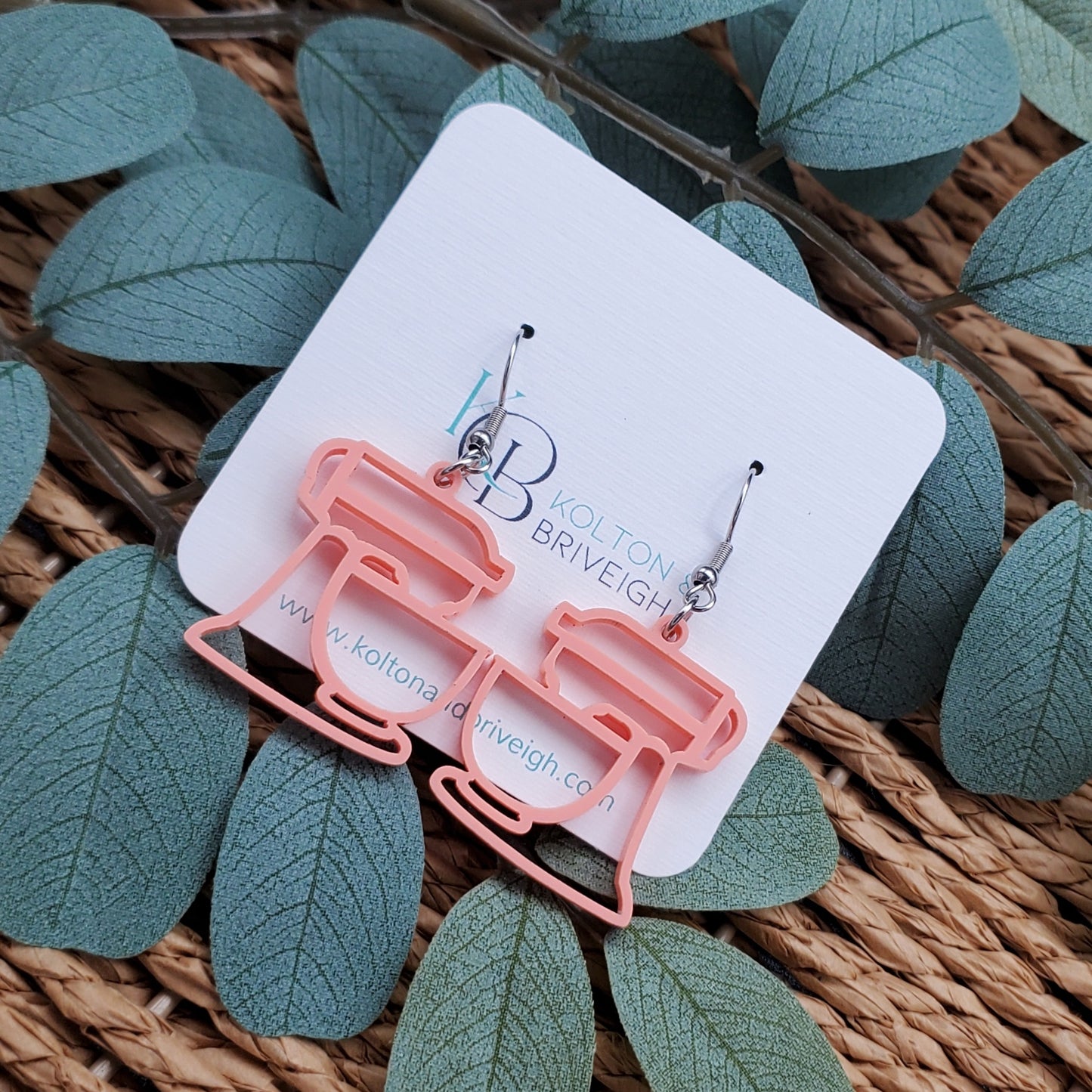 Peach Mixer Earrings