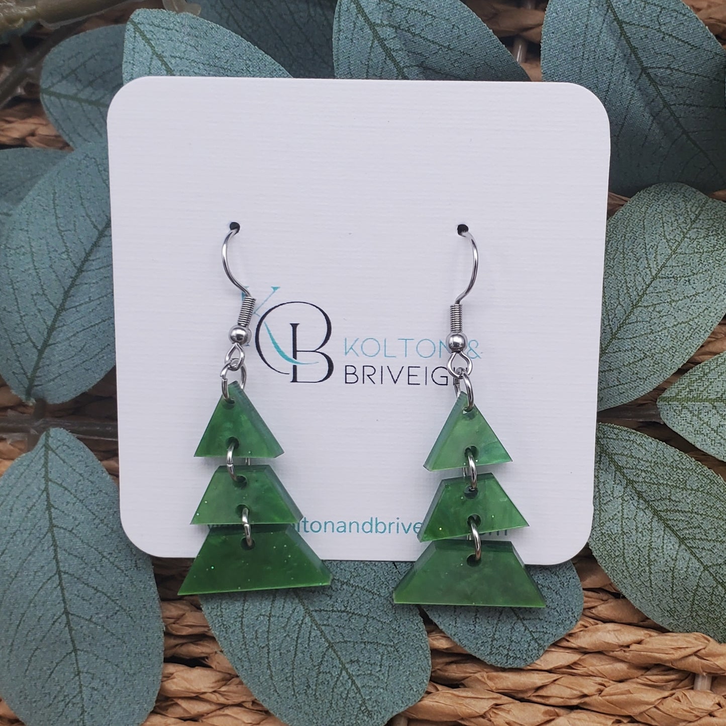 Christmas Tree Earrings