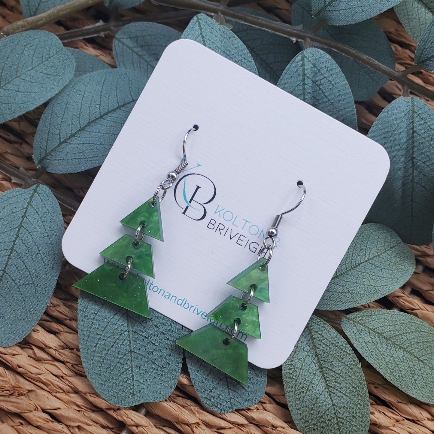 Christmas Tree Earrings