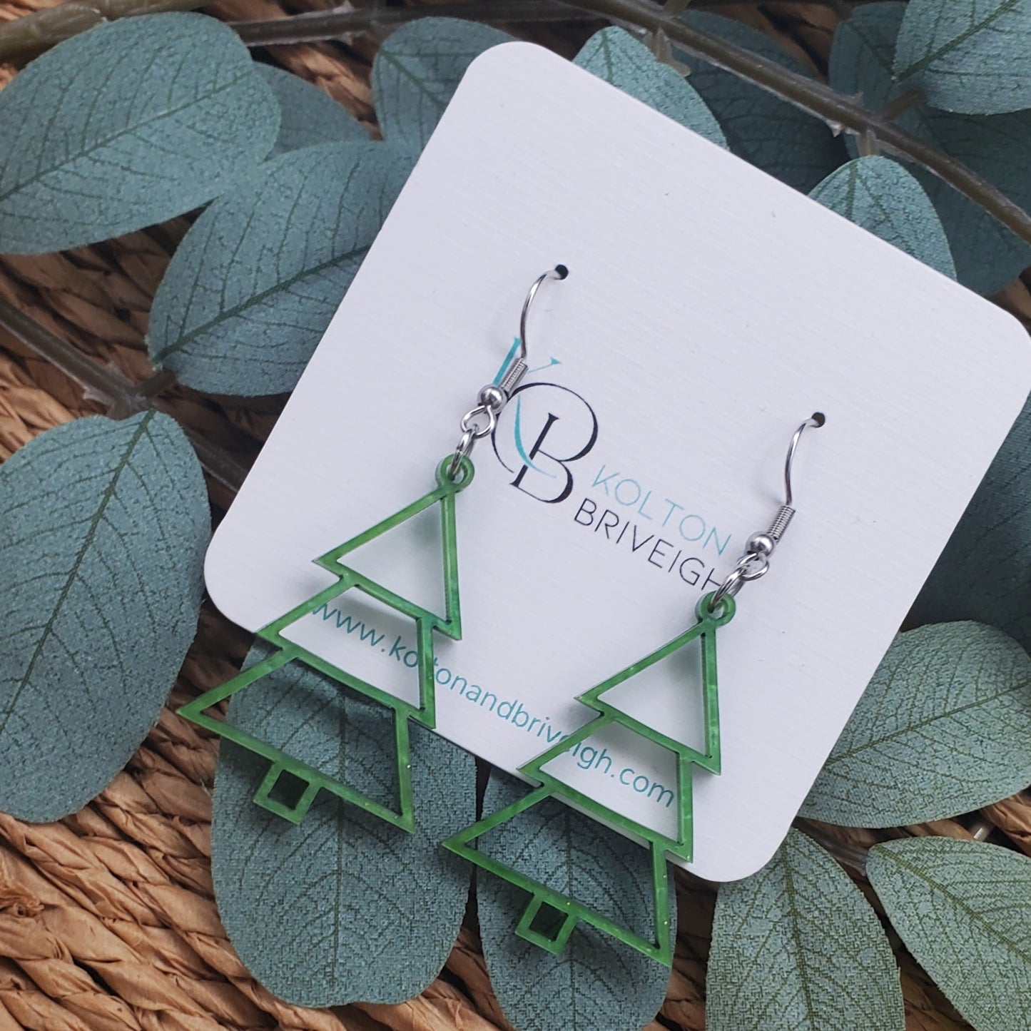 Christmas Tree Earrings