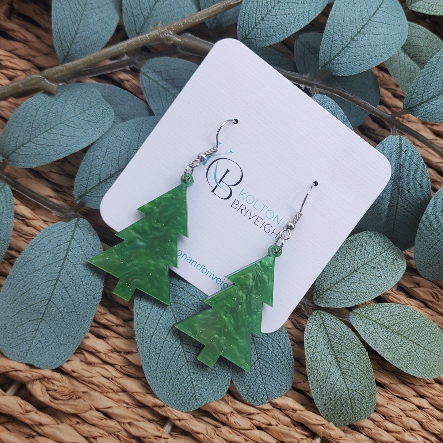 Christmas Tree Earrings