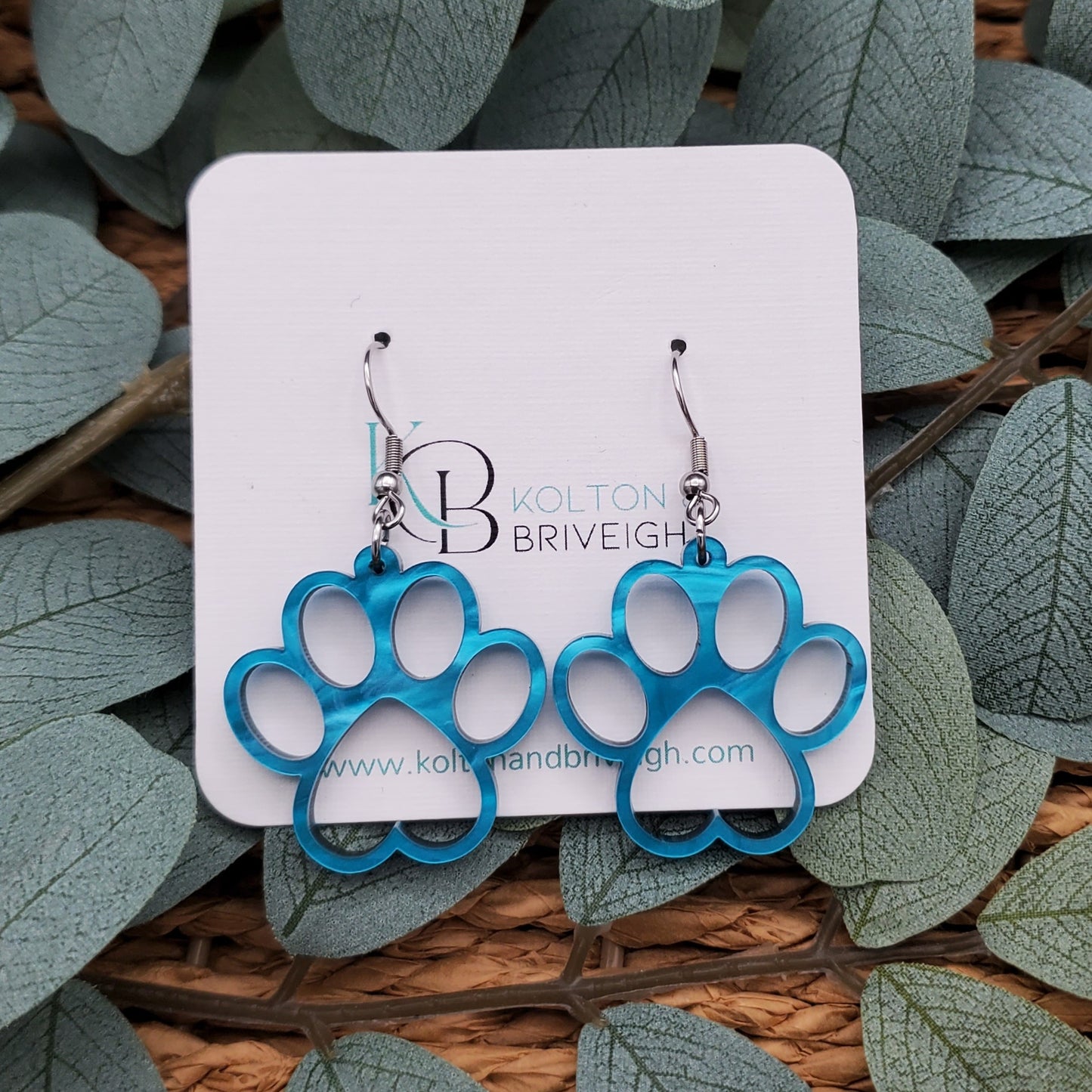 Paw Print Earrings