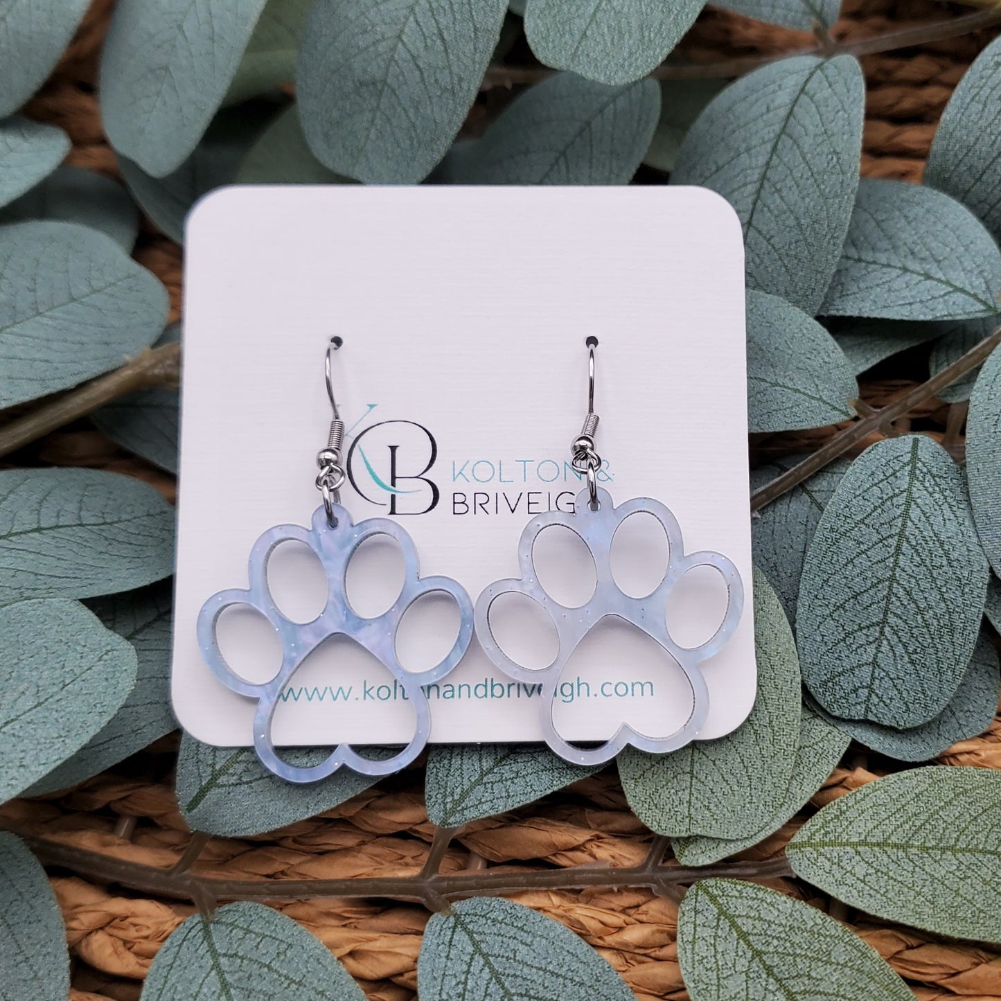 Paw Print Earrings