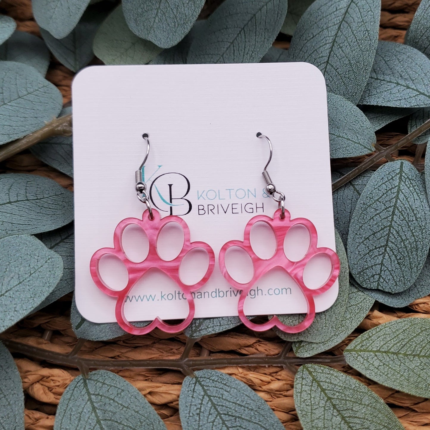 Paw Print Earrings