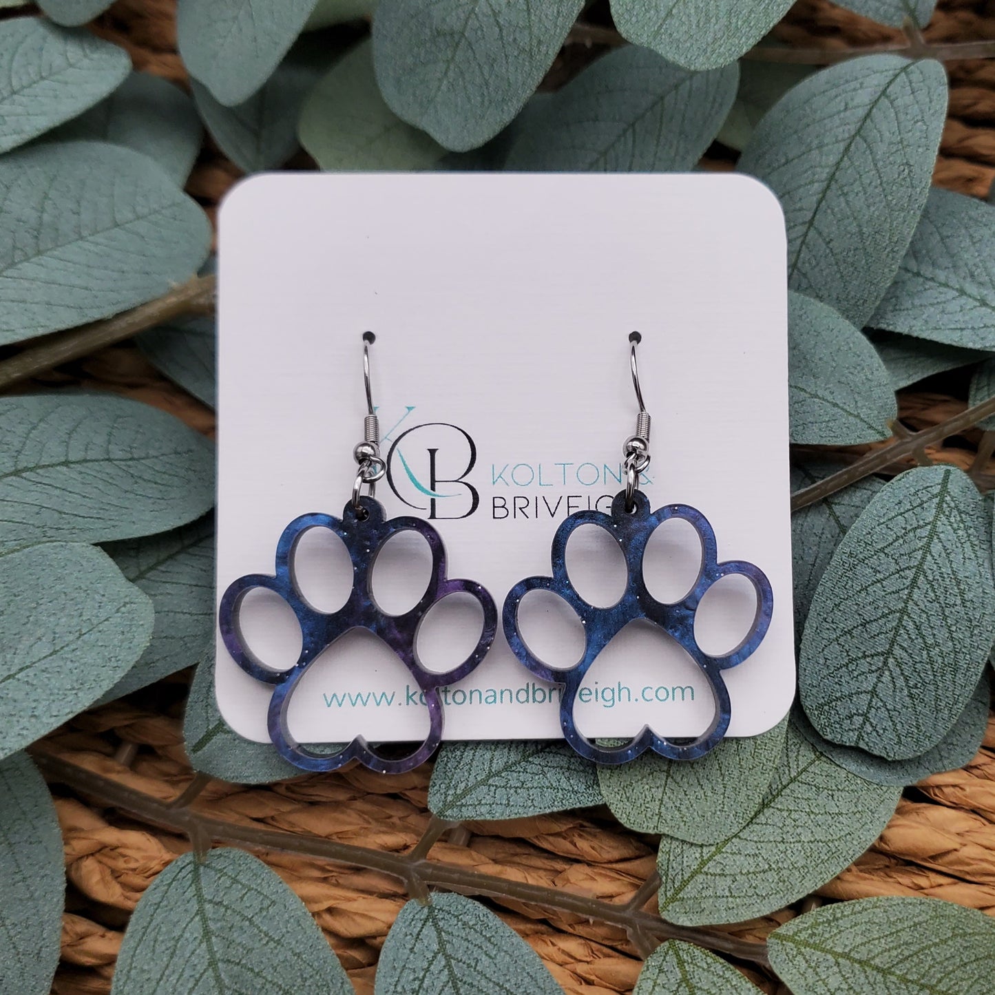 Paw Print Earrings