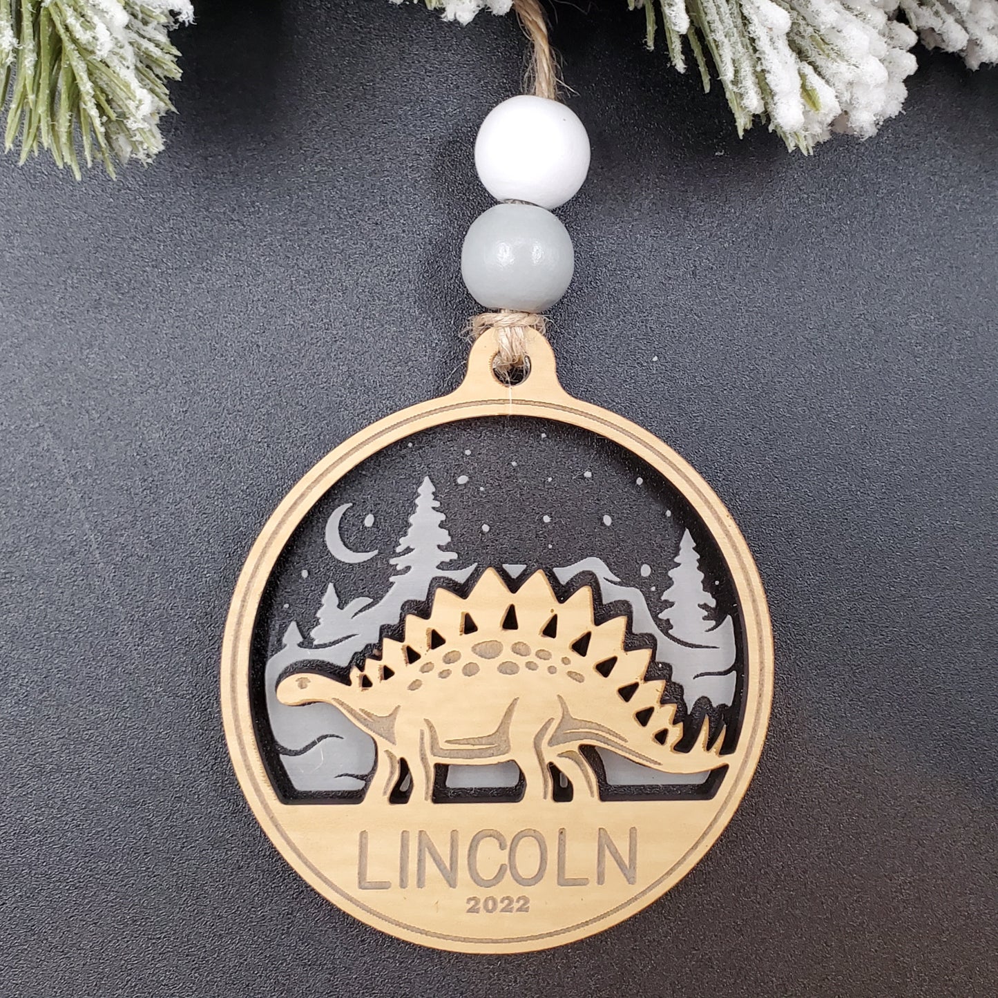 Dinosaur Christmas Ornament
