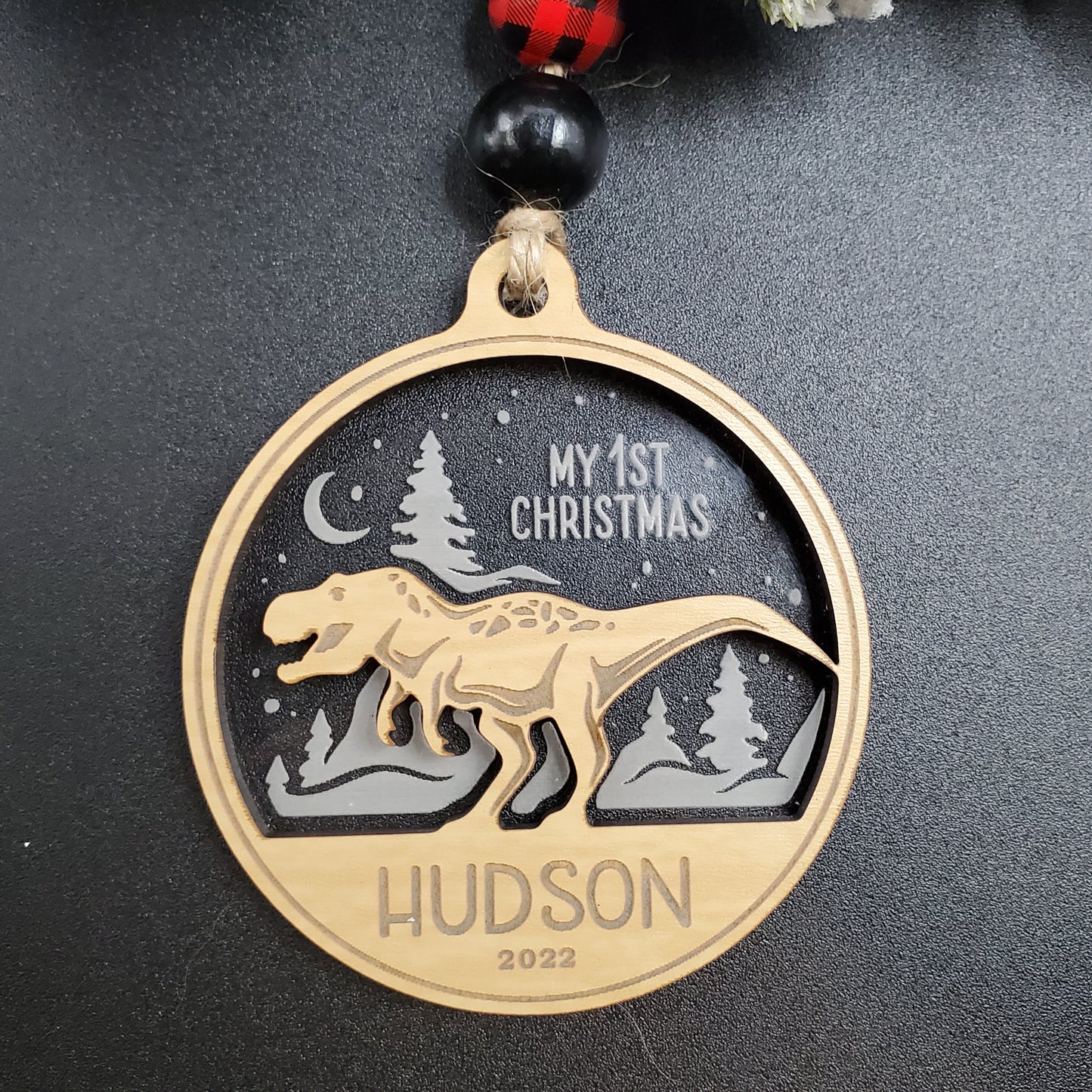 Dinosaur Christmas Ornament