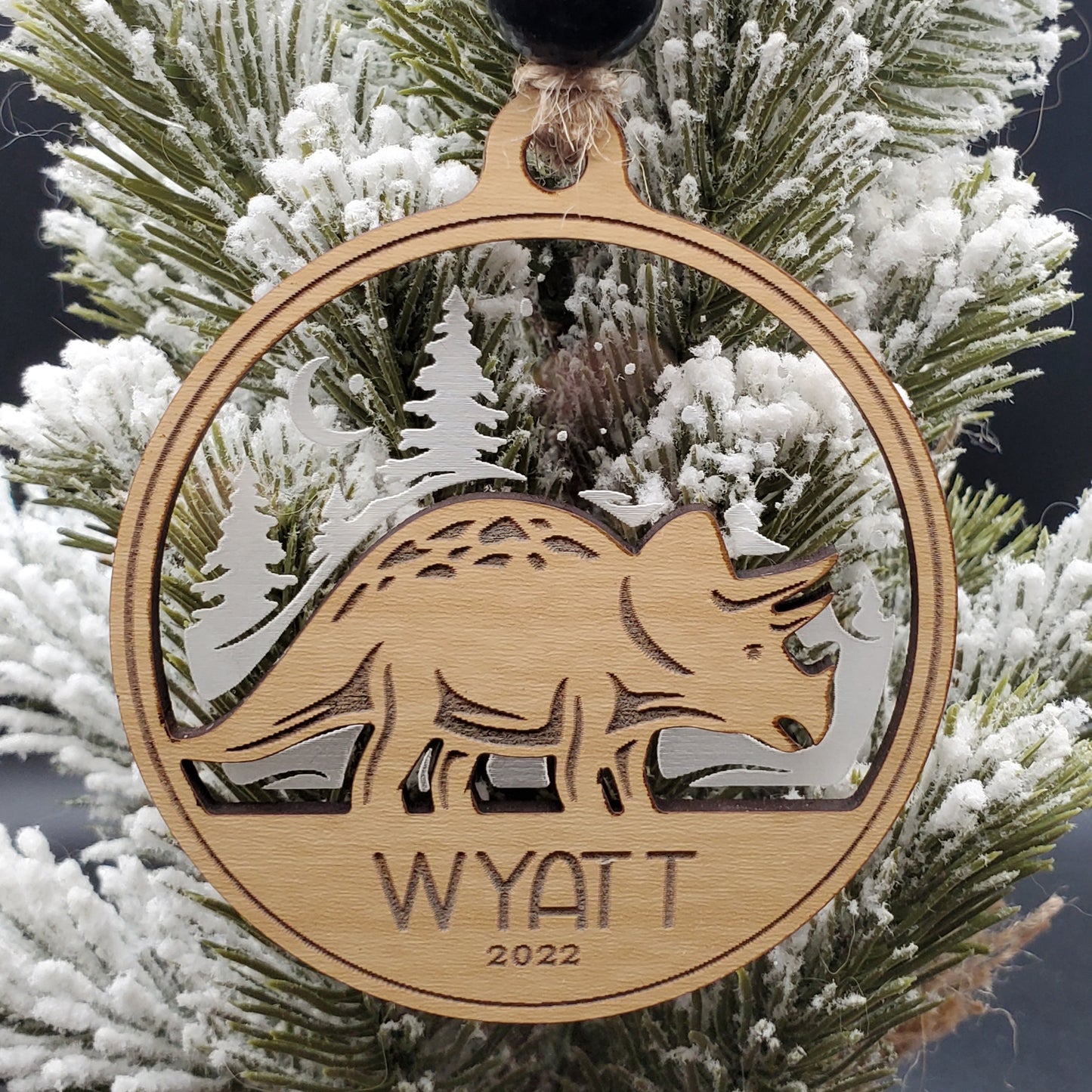 Dinosaur Christmas Ornament