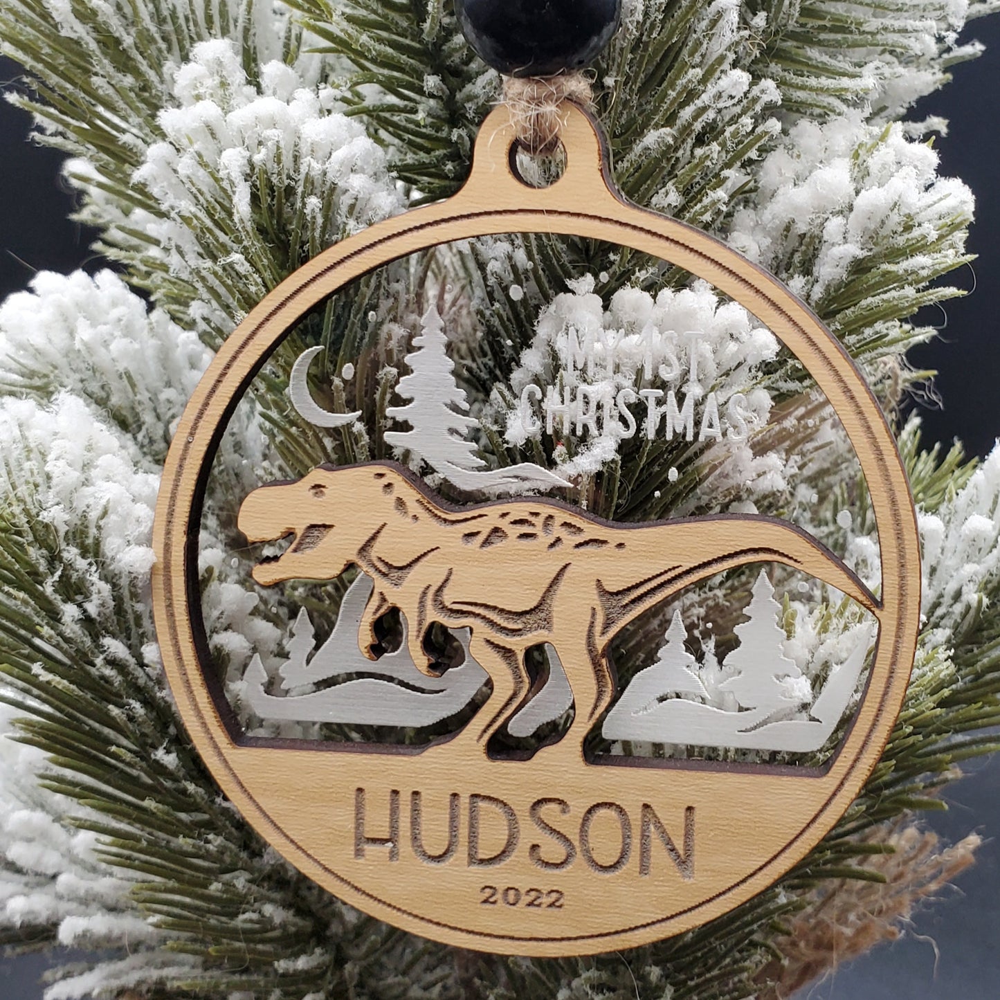 Dinosaur Christmas Ornament