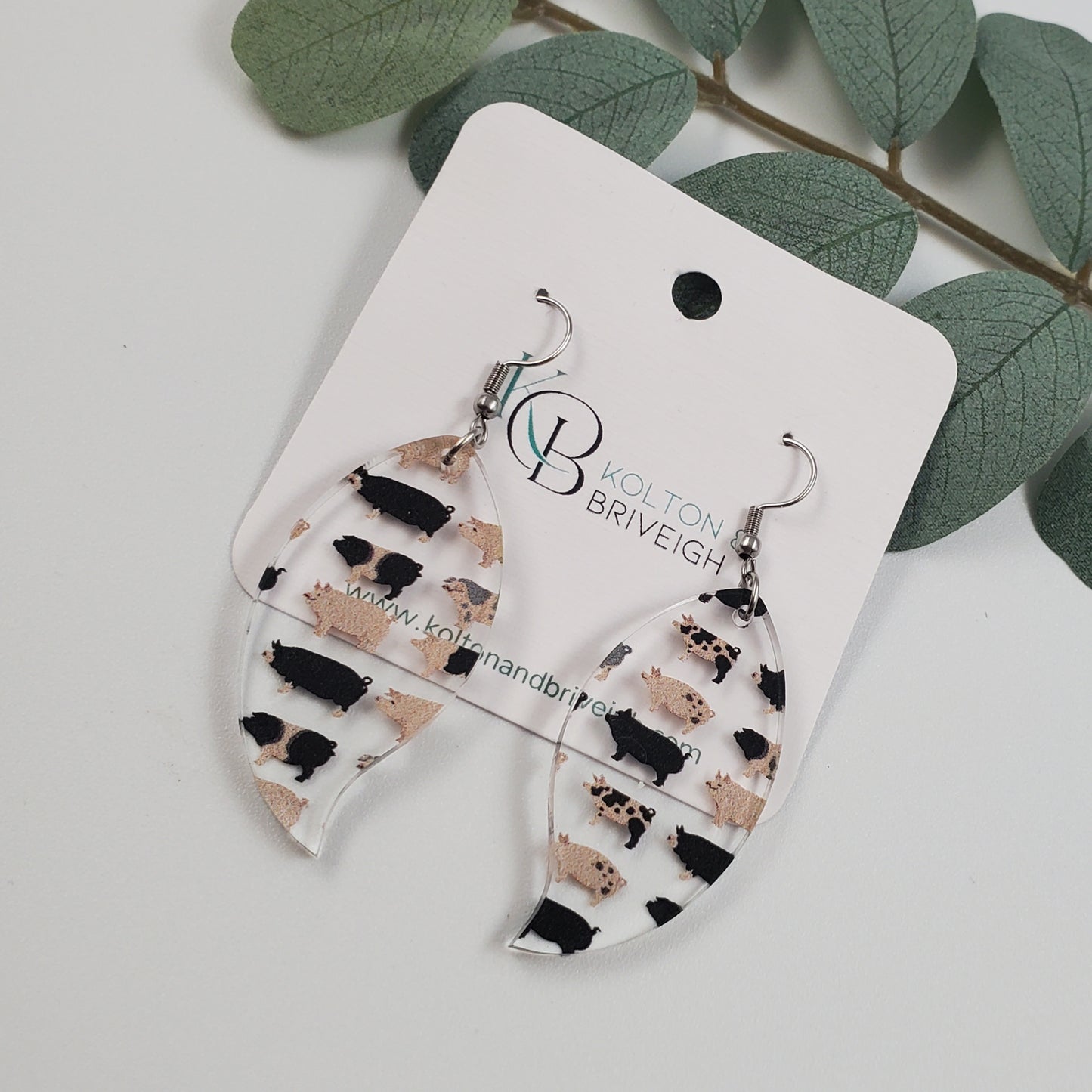 Pig Petal Earrings