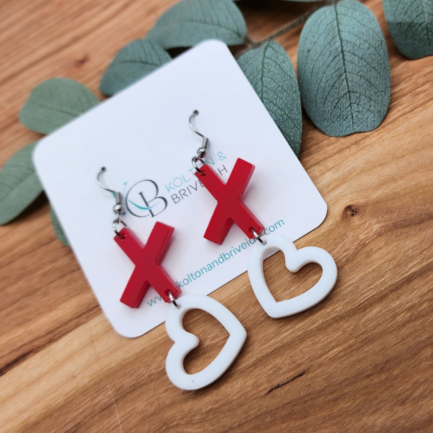 X O Jeart Valentine Earrings