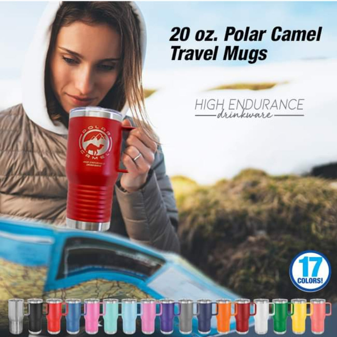 Travel Tumbler with Handle 20 oz