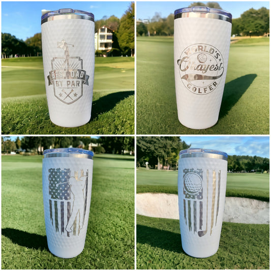 Golf Themed 20 oz Tumbler