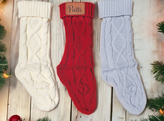 Knitted Christmas Stocking