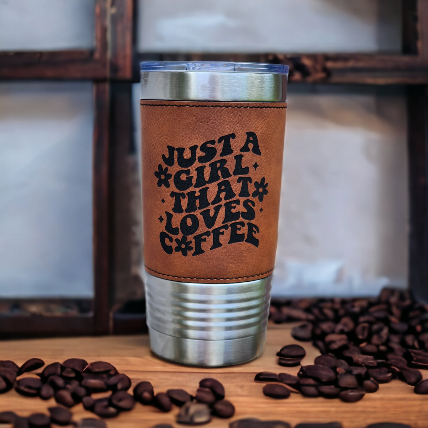 Rawhide Leatherette 20 oz Tumbler