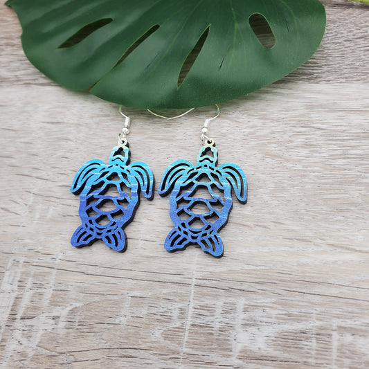 Sea Turtle Earrings (two available designs)