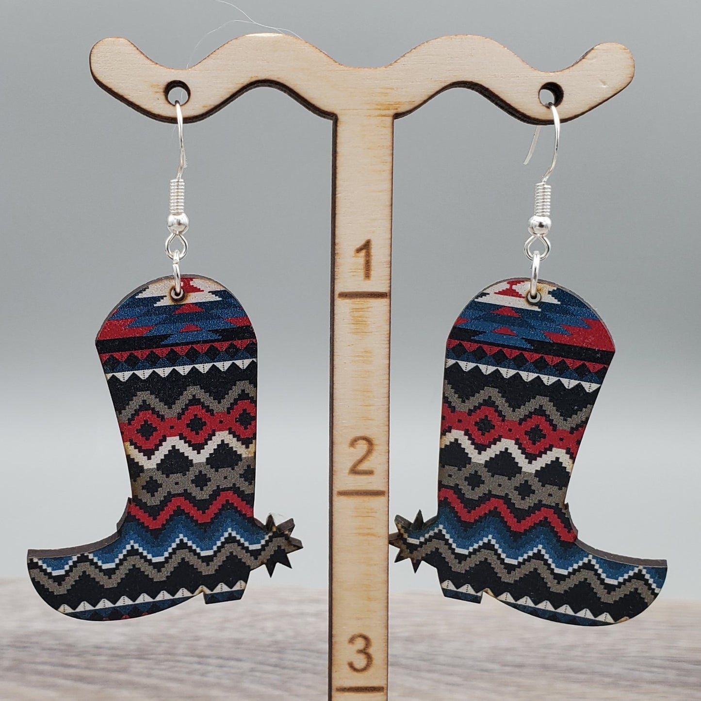 Boot Earring (three color options)