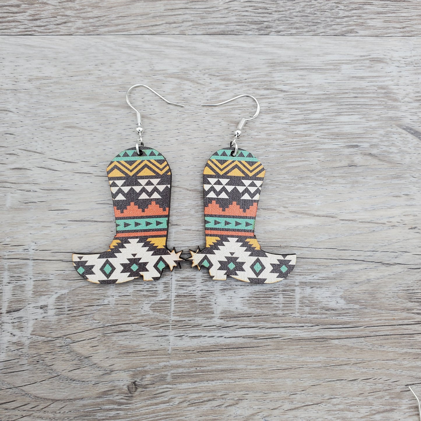 Boot Earring (three color options)