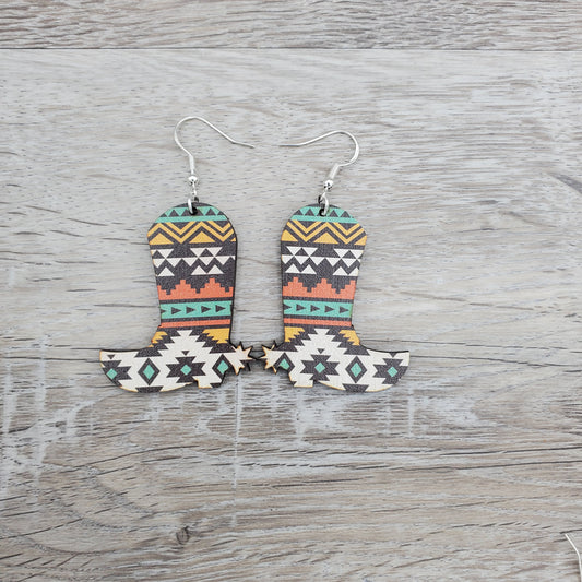 Boot Earring (three color options)