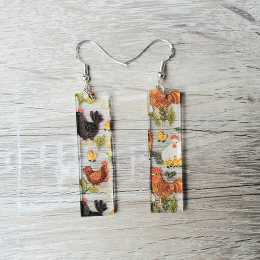 Chicken Bar Earring