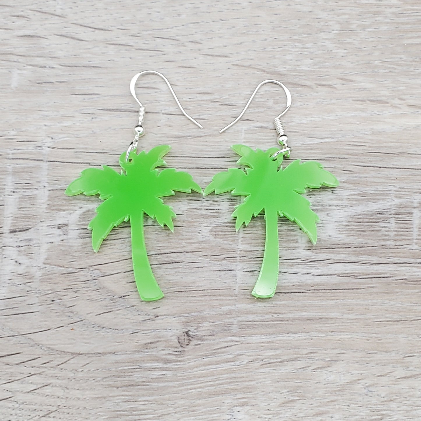 Palm Tree Earrings (three colors available)
