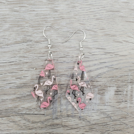 Flamingo Kite Earrings