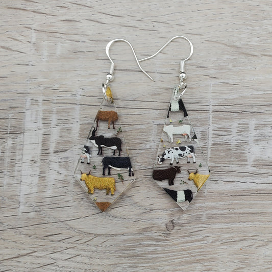 Cow Kite Earrings