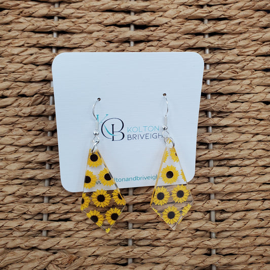 Sunflower Kite Earrings