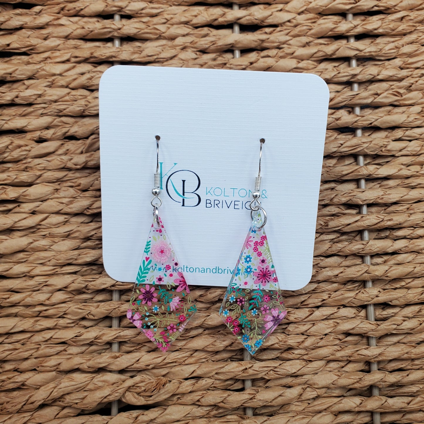 Petite Floral Kite Earrings