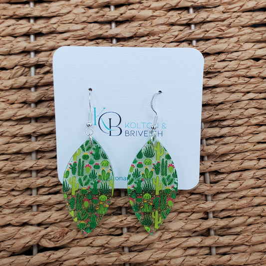 Cactus Marquis Earrings