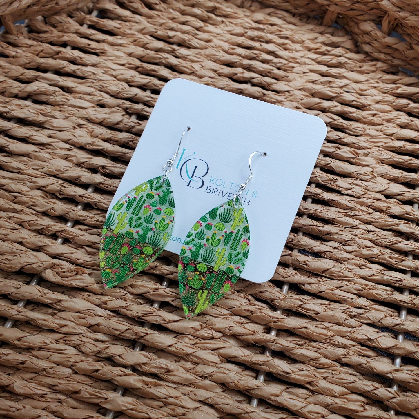 Cactus Marquis Earrings