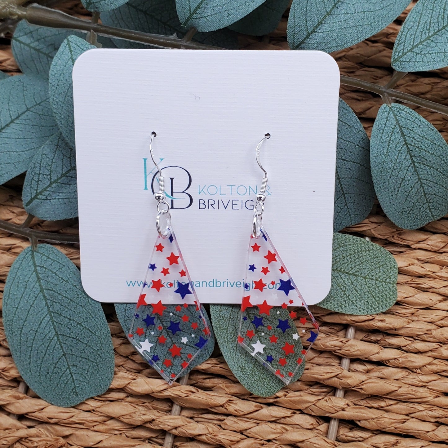 Star Confetti Kite Earrings