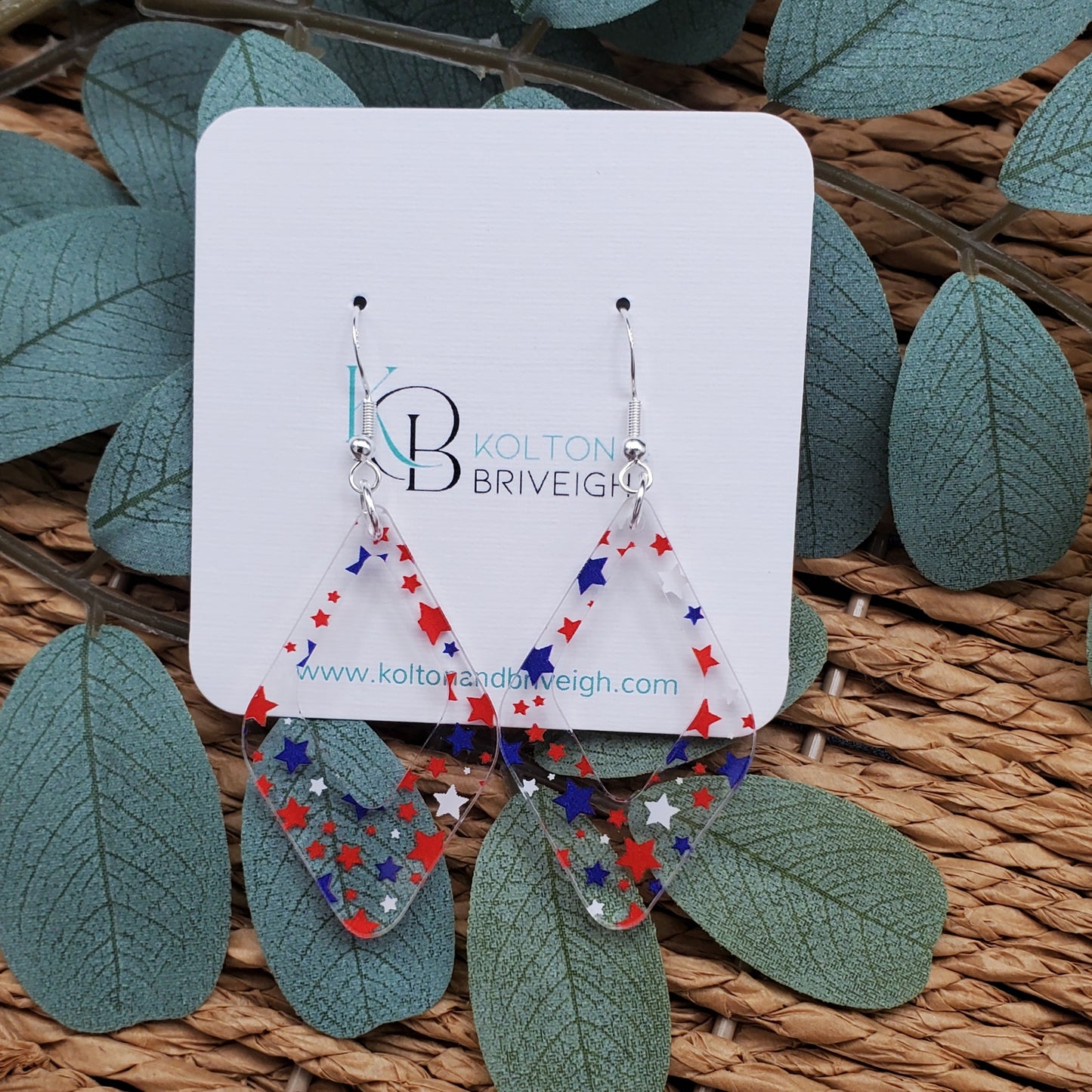 Star Confetti Rounded Diamond Earrings