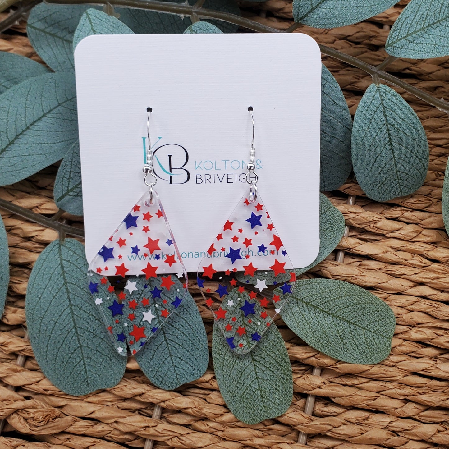 Star Confetti Rounded Diamond Earrings