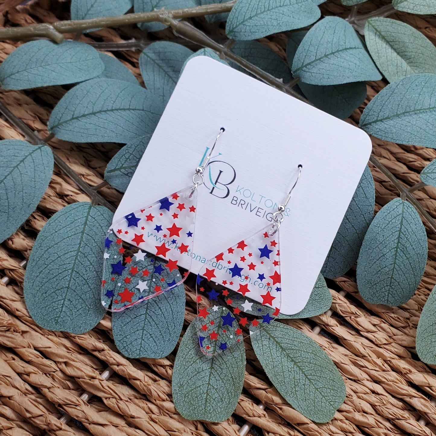 Star Confetti Rounded Diamond Earrings