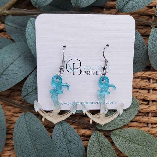 Beachy Anchor Earrings