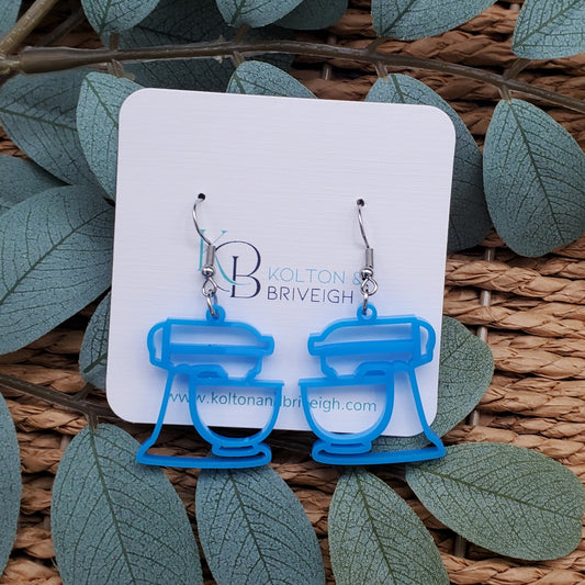 Blue Mixer Earrings