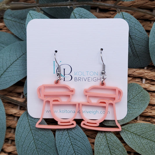 Peach Mixer Earrings