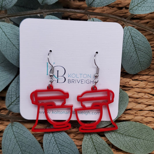 Red Mixer Earrings