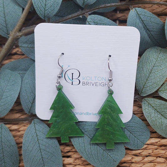 Christmas Tree Earrings